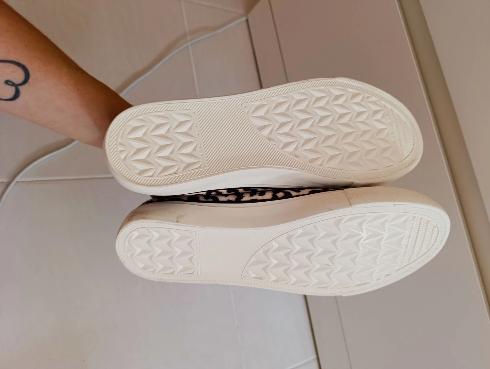 Chaussures toile léopard taille 39 – photo 5